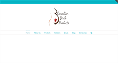 Desktop Screenshot of canadianbirthproducts.com